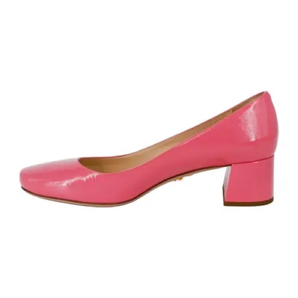 Authentic Pink Prada Patent Leather Block Heels - Picture 3 of 8